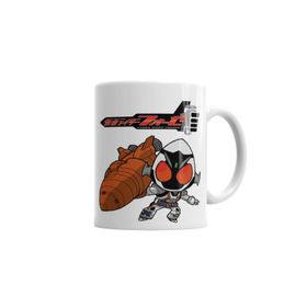Baskı Dükkanı KB3020 Kamen Rider Fourze Porselen Kupa Bardak