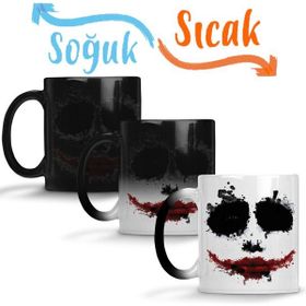 Baskı Dükkanı KB3025 Joker Dark Knight Porselen Kupa Bardak