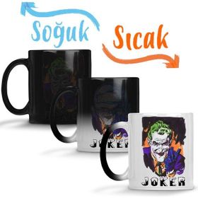 Baskı Dükkanı KB3025 Joker Dark Knight Porselen Kupa Bardak