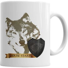 Baskı Dükkanı KB3043 House Stark Porselen Kupa Bardak