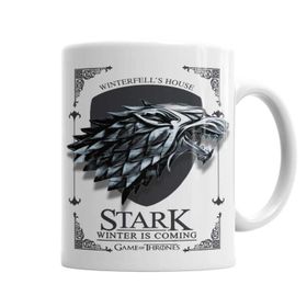 Baskı Dükkanı KB3043 House Stark Porselen Kupa Bardak