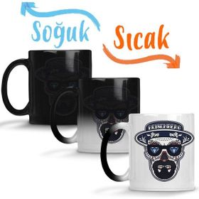 Baskı Dükkanı KB3056 Heisenberg Breaking Bad Logo Refrigerante Porselen Kupa Bardak