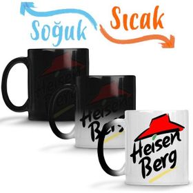 Baskı Dükkanı KB3056 Heisenberg Breaking Bad Logo Refrigerante Porselen Kupa Bardak