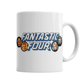 Baskı Dükkanı KB306 Fantastic Four Porselen Kupa Bardak