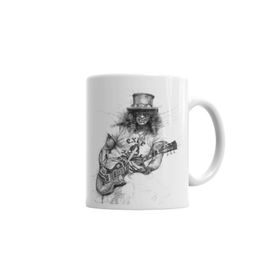 Baskı Dükkanı KB3068 Guitarrista Slash Porselen Kupa Bardak