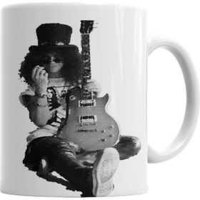 Baskı Dükkanı KB3068 Guitarrista Slash Porselen Kupa Bardak