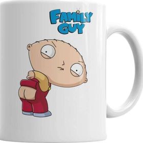 Baskı Dükkanı KB307 Family Guy Stewie Porselen Kupa Bardak