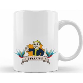 Baskı Dükkanı KB309 Fallout Porselen Kupa Bardak