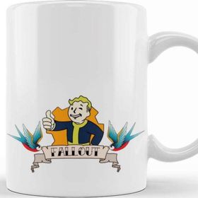 Baskı Dükkanı KB309 Fallout Porselen Kupa Bardak