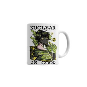 Baskı Dükkanı KB3119 Nuclear Is Good Porselen Kupa Bardak