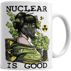 Baskı Dükkanı KB3119 Nuclear Is Good Porselen Kupa Bardak
