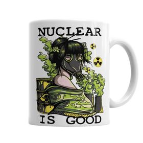 Baskı Dükkanı KB3119 Nuclear Is Good Porselen Kupa Bardak