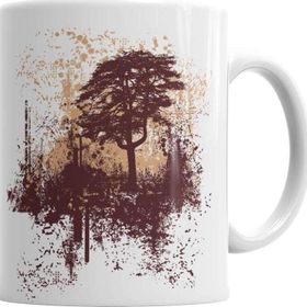 Baskı Dükkanı KB3125 Nature Explosion Porselen Kupa Bardak