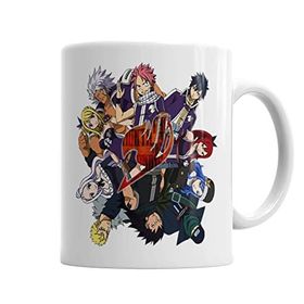 Baskı Dükkanı KB313 Fairy Tail Anime Erza Scarlet Happy Lisanna Straus Kupa Bardak