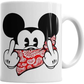 Baskı Dükkanı KB3138 Mouse Obseno Porselen Kupa Bardak