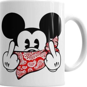Baskı Dükkanı KB3138 Mouse Obseno Porselen Kupa Bardak