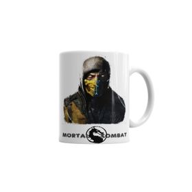 Baskı Dükkanı KB3143 Mortal Kombat Scorpion And Sub Zero Porselen Kupa Bardak