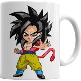 Baskı Dükkanı KB3156 Minigoku Süper Sayajin Porselen Kupa Bardak
