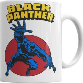 Baskı Dükkanı KB3169 Marvel Comics Pantera Negra 1978 Porselen Kupa Bardak