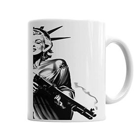 Baskı Dükkanı KB3173 Marilyn Monroe Poder Feminino Porselen Kupa Bardak