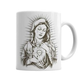 Baskı Dükkanı KB3177 Maria De Nazare Porselen Kupa Bardak