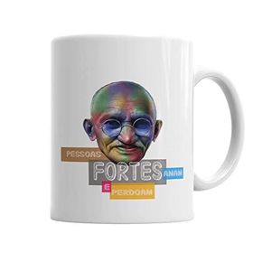 Baskı Dükkanı KB3181 Mahatma Gandhi Porselen Kupa Bardak
