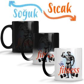 Baskı Dükkanı KB3182 Madruga Fitness Porselen Kupa Bardak