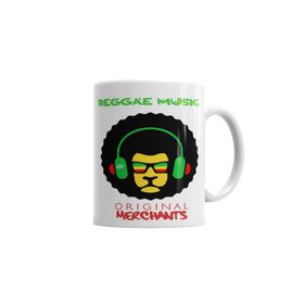 Baskı Dükkanı KB3186 Lion Reggae Porselen Kupa Bardak