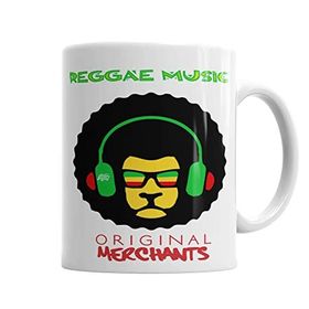 Baskı Dükkanı KB3186 Lion Reggae Porselen Kupa Bardak