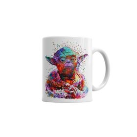 Baskı Dükkanı KB3201 Star Wars Yoda Porselen Kupa Bardak
