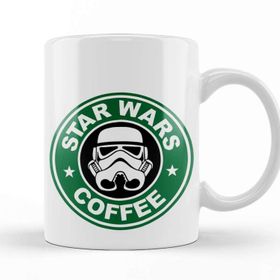 Baskı Dükkanı KB3207 Star Wars Coffee Porselen Kupa Bardak