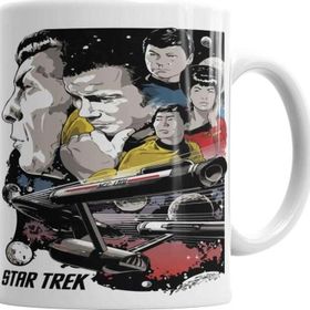 Baskı Dükkanı KB3214 Star Trek Porselen Kupa Bardak