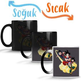 Baskı Dükkanı KB3221 Son Goku Dragon Ball Porselen Kupa Bardak
