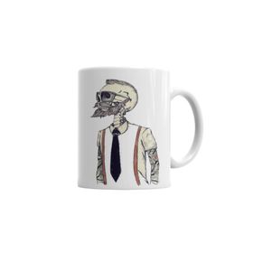 Baskı Dükkanı KB3226 Skull Executivo Porselen Kupa Bardak