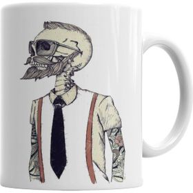 Baskı Dükkanı KB3226 Skull Executivo Porselen Kupa Bardak