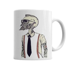 Baskı Dükkanı KB3226 Skull Executivo Porselen Kupa Bardak
