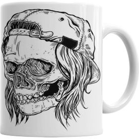 Baskı Dükkanı KB3227 Skull Bones Porselen Kupa Bardak
