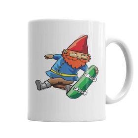 Baskı Dükkanı KB3234 Sk8 Gnomo Porselen Kupa Bardak