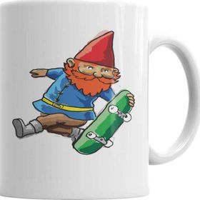 Baskı Dükkanı KB3234 Sk8 Gnomo Porselen Kupa Bardak