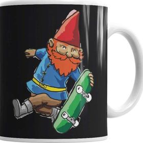 Baskı Dükkanı KB3234 Sk8 Gnomo Porselen Kupa Bardak