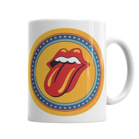 Baskı Dükkanı KB3242 Rolling Stones Porselen Kupa Bardak