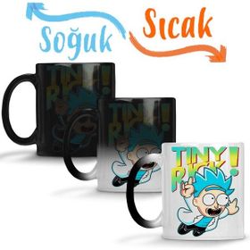 Baskı Dükkanı KB3247 Rickzinho Tiny Rick Rick E Morty Porselen Kupa Bardak