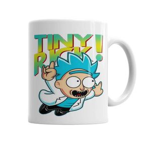 Baskı Dükkanı KB3247 Rickzinho Tiny Rick Rick E Morty Porselen Kupa Bardak