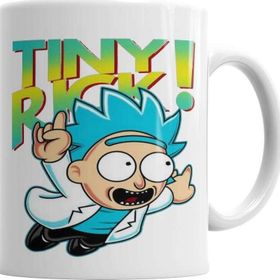 Baskı Dükkanı KB3247 Rickzinho Tiny Rick Rick E Morty Porselen Kupa Bardak