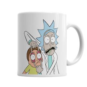 Baskı Dükkanı KB3248 Rick Ile Morthy Lok Porselen Kupa Bardak