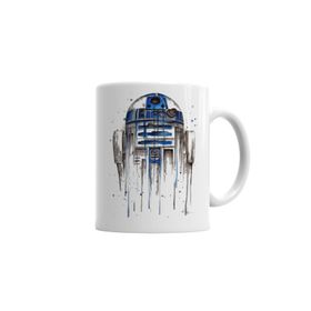Baskı Dükkanı KB3260 R2 D2 Star Wars Porselen Kupa Bardak