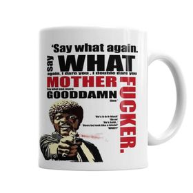 Baskı Dükkanı KB3267 Pulp Fiction Jules Mia Vicent Porselen Kupa Bardak