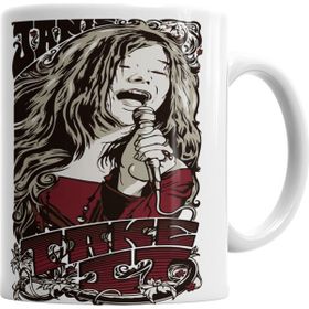 Baskı Dükkanı KB3296 Piece Of My Heart Janis Joplin Porselen Kupa Bardak