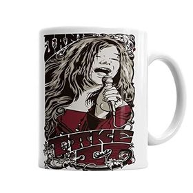 Baskı Dükkanı KB3296 Piece Of My Heart Janis Joplin Porselen Kupa Bardak