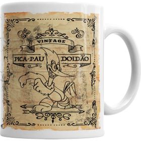 Baskı Dükkanı KB3297 Pica Pau Vintage Porselen Kupa Bardak
